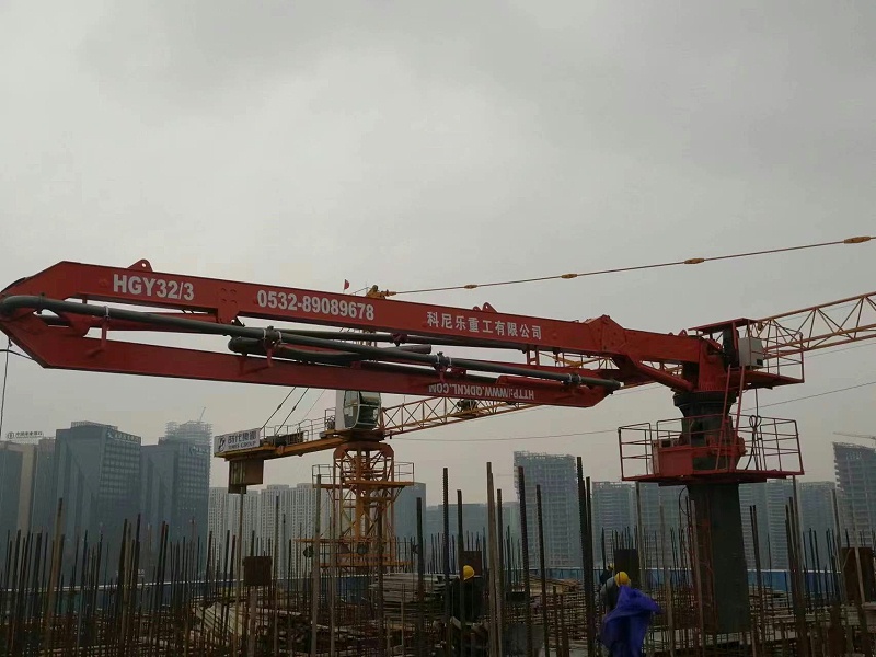 科尼樂重工樓板頂升式液壓布料機