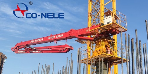 穩(wěn)定可靠，為建筑施工保駕護(hù)航   ——科尼樂樓板頂升式液壓布料機的核心價值