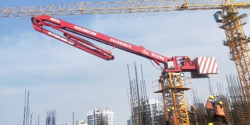 科尼樂重工液壓布料機-破解高層建筑施工難題